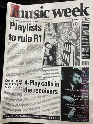 Music week magazine - , april